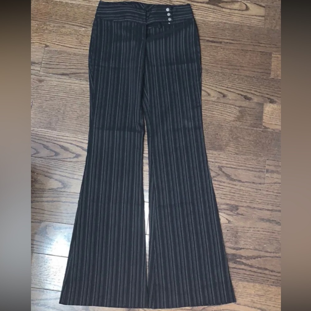 Pin stripe flare pants